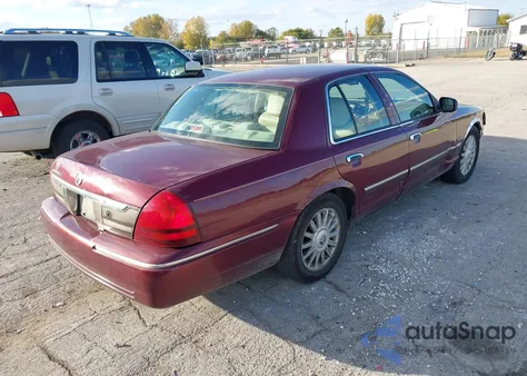 2009 Mercury Grand Marquis Ls (Fleet Only) z USA, uszkodzony, nr VIN 2MEHM75V29X615375
